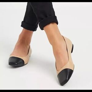 NEW without box ASOS Design Shoes Womens US 9 Locket Square Toe Ballet Flats